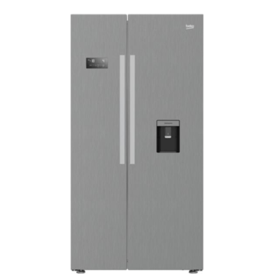 REFRIGERATEUR BEKO SIDE BY SIDE 02 P INOX AVEC FONTAINE GN163320DX