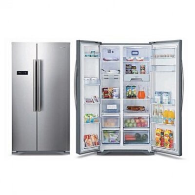 REFRIGERATEUR HISENSE  SIDE BY SIDE   RC 76WS4SB S/S 562L SILVER
