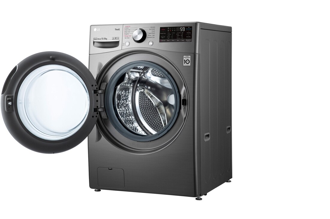 MACHINE A LAVER LG 15KG F0L9DYP2S INOX – Image 2