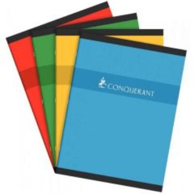 LOT CAHIER  CONQUERANT SIMPLE 50 PAGES
