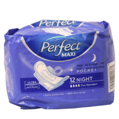 Serviette hygiénique perfect MAXI pack de 12