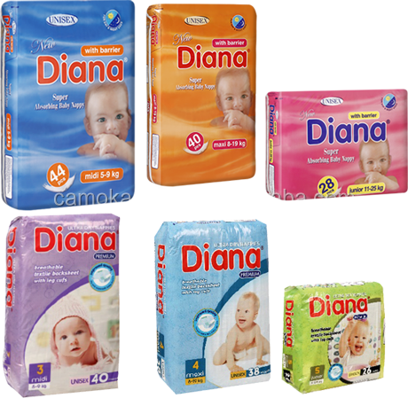 Couches bébé DIANA