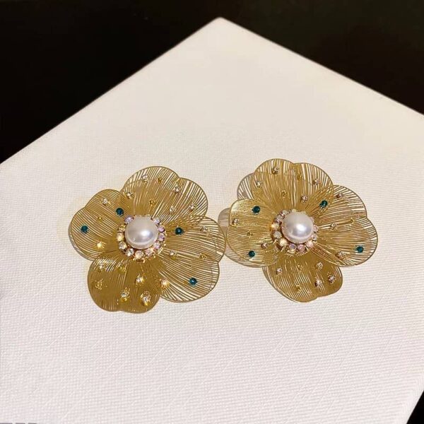 Boucles d'oreille -Ronde-Femme chic