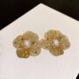 Boucles d'oreille -Ronde-Femme chic