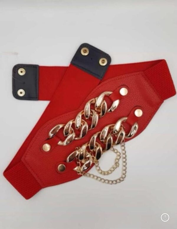 Ceinture large avec chaîne – Image 2