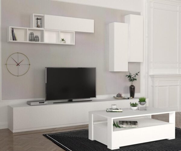 Ege2 Tv Unit Blanc   2,80M