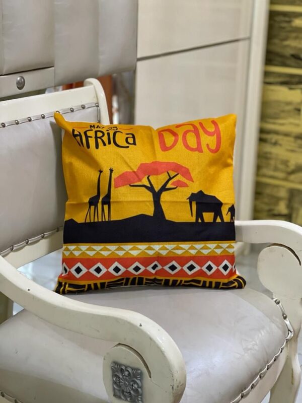 Ouss vide dimension 45/45-Ouss avec décoration africaine #005 – Image 2