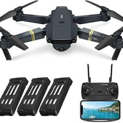 Drone WIFI FPV RC +3 Batteries avec caméra intégrée – EACHINE E58