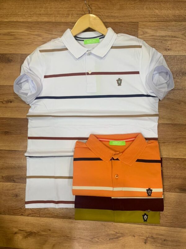 Lacoste à fine rayure horizontal