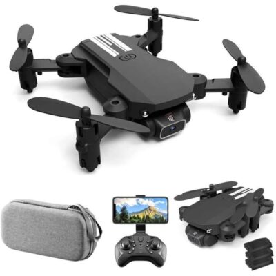 Mini drone pliable wifi – caméra 4K UHD avec 3 batteries