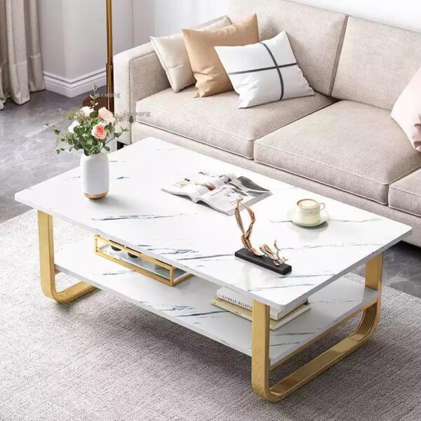 Table blanche pour déco salon et chambre