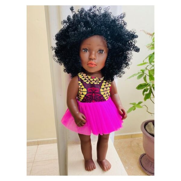 Alyfa Poupée ROKIA - Poupée Noire