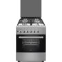 CUISINIERE FERRE 4FEUX 60X60 INOX F6S40G2 GRIS NOIR