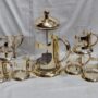 Lot de 6 TASSES ET UN CAFE EN VERRE