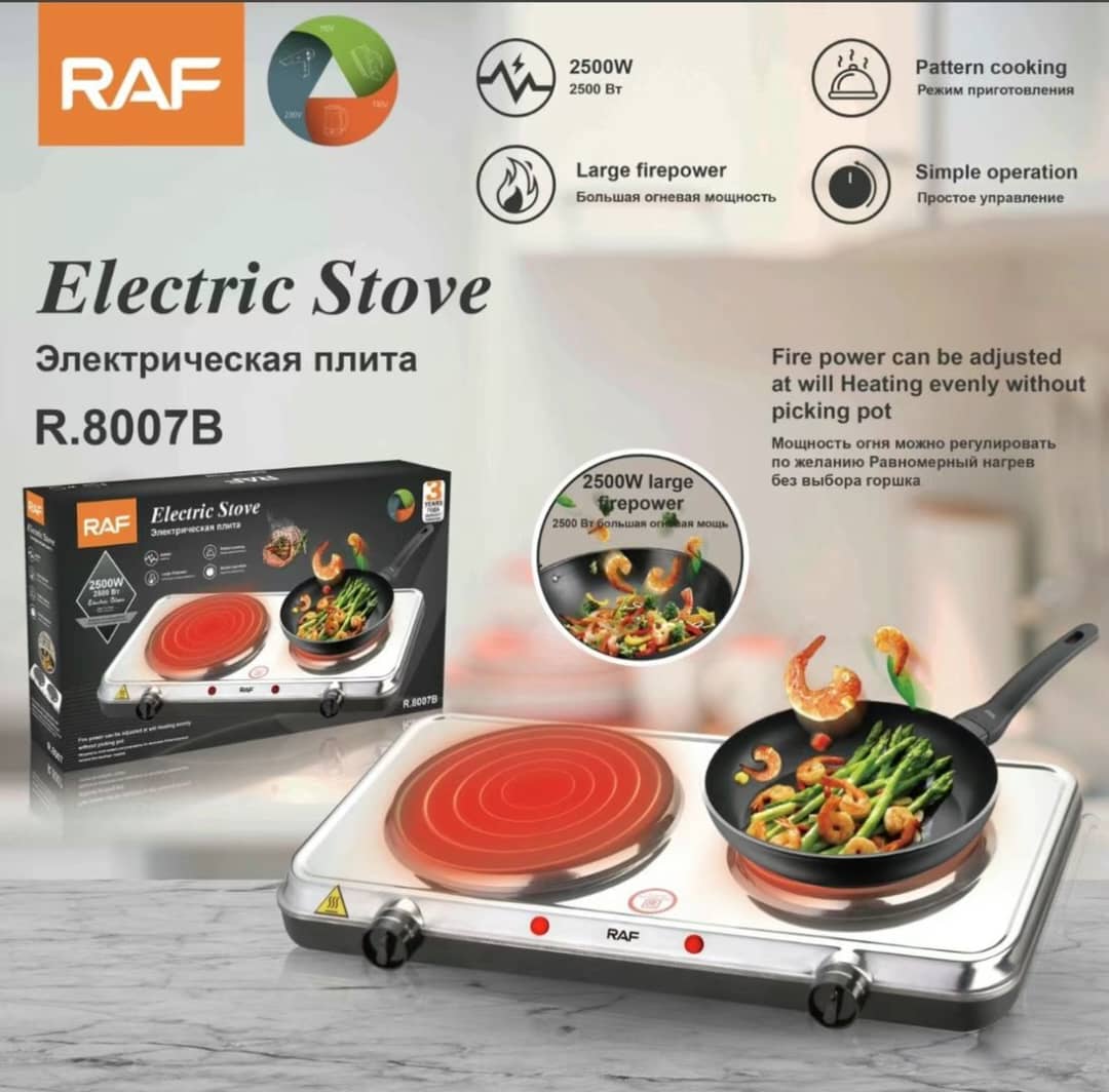 Generic Cuisinière Electrique - Double Plaque Chauffante Portable
