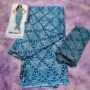 Généric tissu Soie 4 Yard+ Echarpe Décor bleu