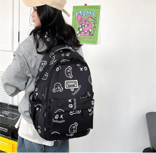 Sac À Dos Fonctionnel Graphique Dessin Animé Pour Les Diplômés, Les Adolescentes