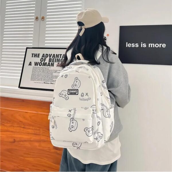 Sac À Dos Fonctionnel Graphique Dessin Animé Pour Les Diplômés, Les Adolescentes