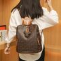 Sac à Dos en Tissu PVC Délicat pour Femme, Élégant, de Marque de Luxe, pour l'École