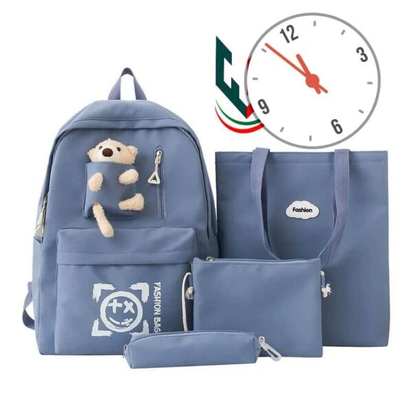 Set Sac À Dos Unicolore , Sac À Dos , Sac À Main , Sacoche , Papeterie Sac , Adapté Pour Collège